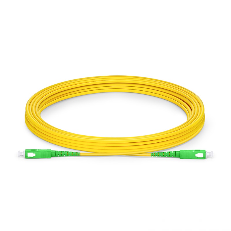 Jarretières fibres optiques simplex SC APC